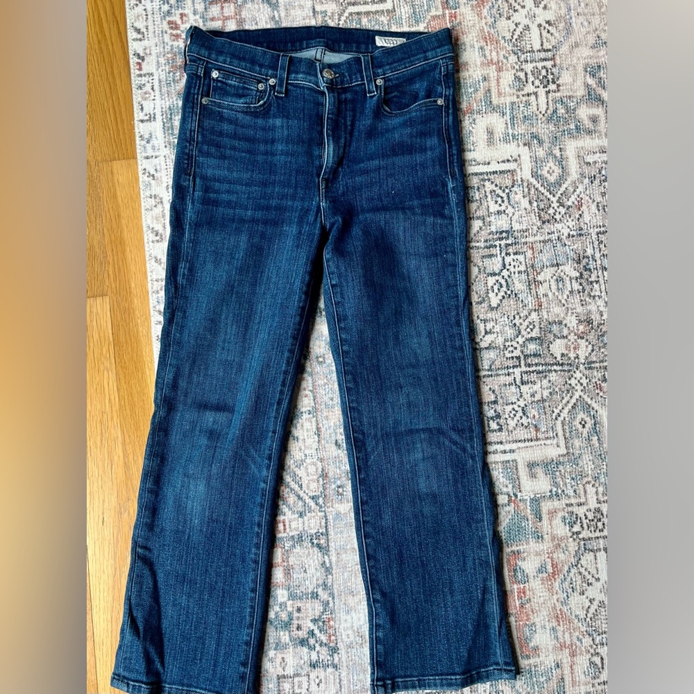 AYR Women's Ankle & Cropped Jeans - Dark Blue